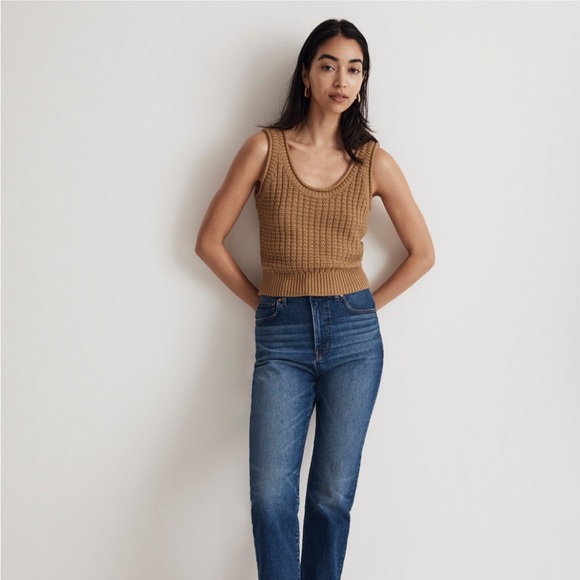 Madewell Textured-Stitch Sweater Tank - Picture 2 of 7